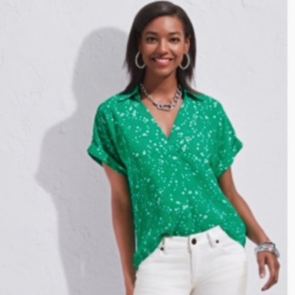 Cabi Replay Top Green